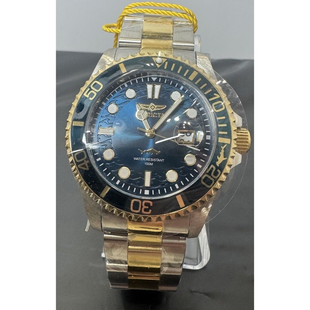 Invicta Pro Diver Men’s 42mm Blue Quartz Bezel W/Date 100m S/S Latching Band